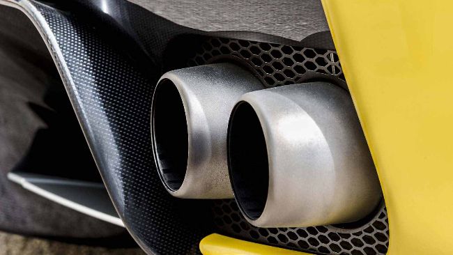 Estado do sistema de escape para o inverno